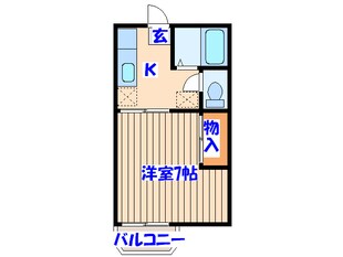 ファミーユHAMATOMIの物件間取画像